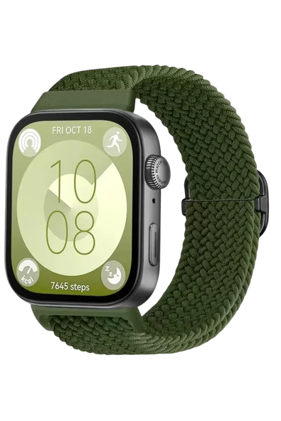 Newface Huawei Fit 4 Star Kordon - Koyu Yeşil ürün görseli 1