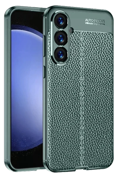 Newface Samsung A56 Kılıf Auto Focus Kapak - Koyu Yeşil ürün görseli 1