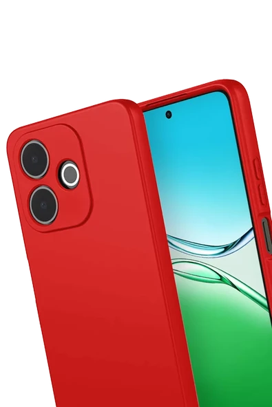 Newface Oppo A5 Pro 4G First Silikon - Kırmızı - Resim 3