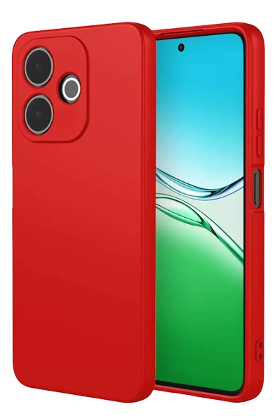 Newface Oppo A5 Pro 4G First Silikon - Kırmızı ürün görseli 1