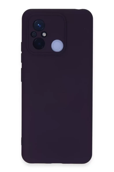 Newface Xiaomi Redmi 12C Kılıf Nano içi Kadife Silikon - Mor ürün görseli 1