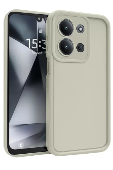 Newface Xiaomi Redmi 15C 4G Viera Silikon - Krem ürün görseli 1
