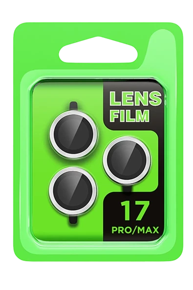 Newface Apple iPhone 17 Pro Raze Metal Kamera Lens - Gümüş ürün görseli 1