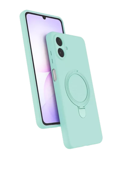 Newface Samsung Galaxy A07 4G Regal Magsafe Standlı Kapak - Su Yeşili ürün görseli 1
