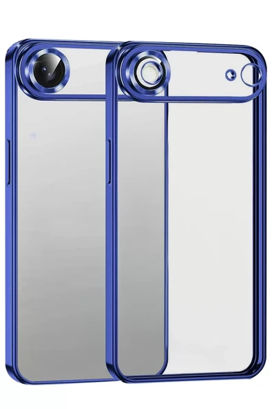 Newface Apple iPhone 17 Air Razer Lensli Silikon - Lacivert ürün görseli 1