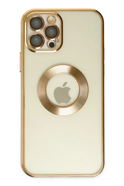 Newface Apple iPhone 12 Pro Kılıf Slot Silikon - Gold ürün görseli 1