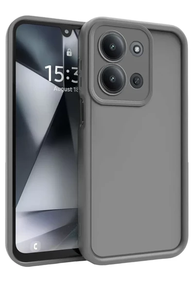Newface Xiaomi Redmi 15C 4G Viera Silikon - Gri ürün görseli 1