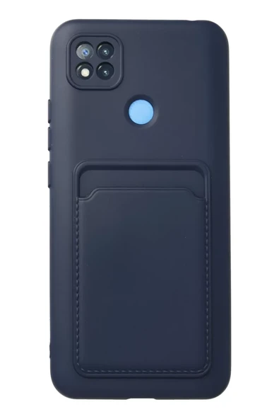 Newface Xiaomi Redmi 9C Kılıf Kelvin Kartvizitli Silikon - Lacivert ürün görseli 1