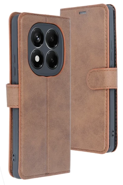 Newface Xiaomi Redmi Note 14 Pro 5G Kılıf Trend S Plus Kapaklı Kılıf - Taba ürün görseli 1
