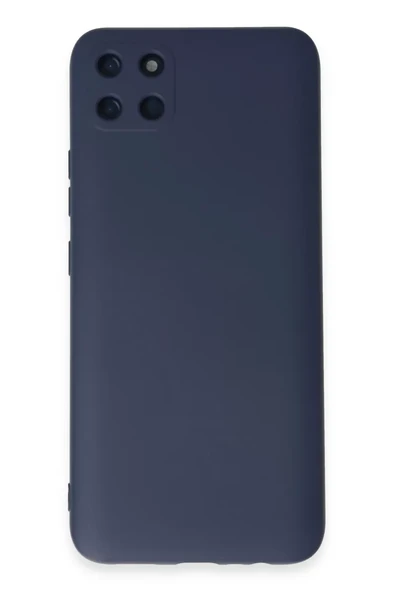 Newface Realme C11 Kılıf Nano içi Kadife Silikon - Lacivert ürün görseli 1
