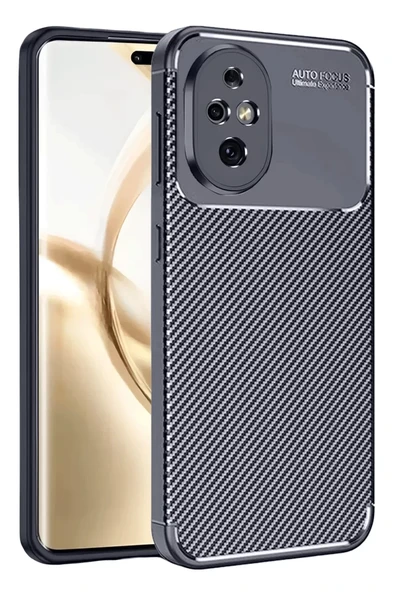 Newface Honor 200 Kılıf Auto Focus Karbon Kapak - Lacivert ürün görseli 1