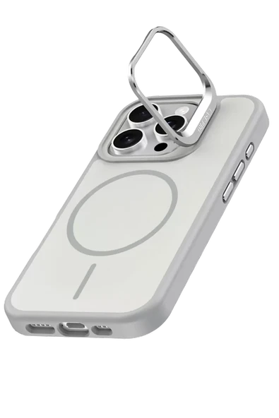 Joko Apple iPhone 16 Pro Max Flexa Magsafe Kapak - Beyaz - Resim 3
