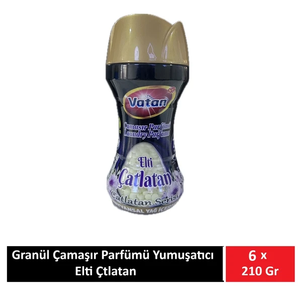 Vatan Granül Çamaşır Parfümü Ve Yumuşatıcı Elti Çatlatan 210 Gr x 6 Adet ürün görseli 1