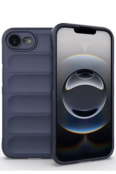 Newface Apple iPhone 16E Kılıf Optimum Silikon - Lacivert ürün görseli 1