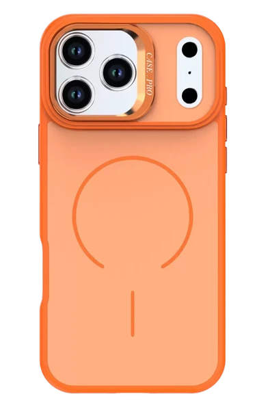 Joko Apple iPhone 17 Pro Flexa Magsafe Kapak - Turuncu - Resim 3