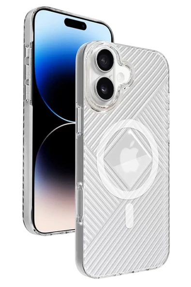 Joko Apple iPhone 16 Stella PC Sert Magsafe Kılıf - Şeffaf ürün görseli 1