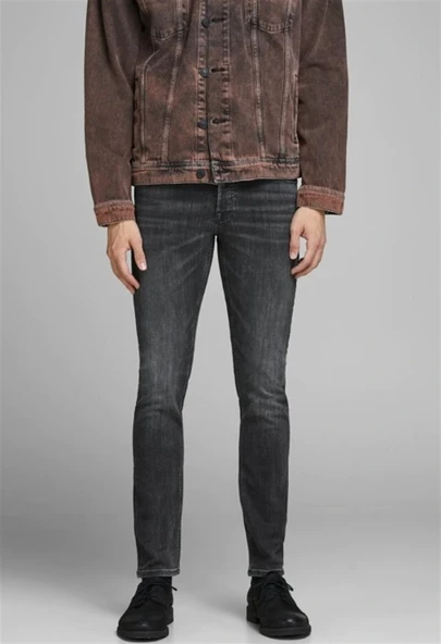JACK JONES Erkek Siyah Renk Kot Pantolon 12159030 ürün görseli 1
