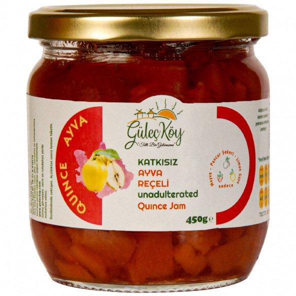 GüleçKöy Ayva Reçeli 450 GR ürün görseli 1