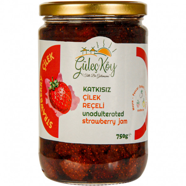 GüleçKöy Çilek Reçeli 750 GR ürün görseli 1