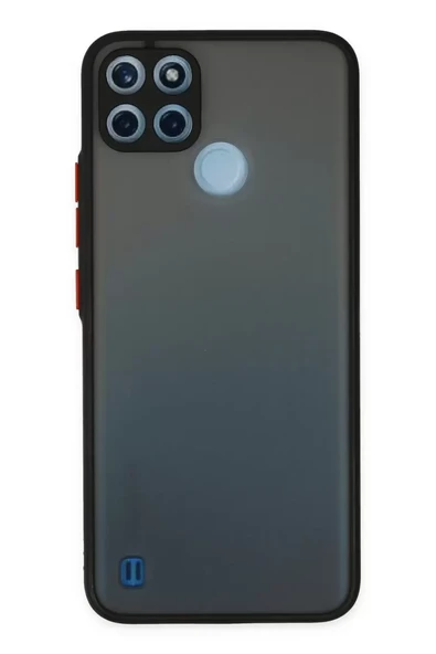 Newface Realme C21Y Kılıf Montreal Silikon Kapak - Siyah ürün görseli 1