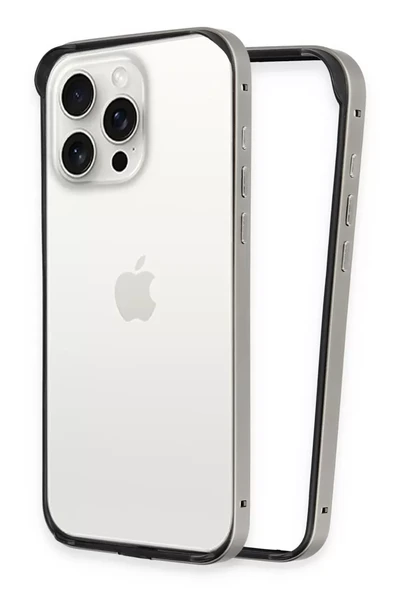 Joko Apple iPhone 15 Pro Land Bumper Koruma Kapak - Titan Gri ürün görseli 1