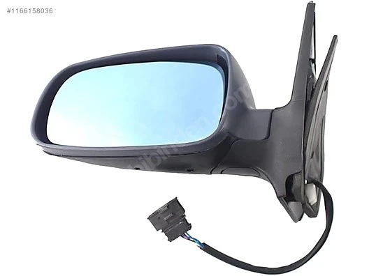 Volkswagen Golf 4 - Bora 1997-2004 Dış Dikiz Aynası Sol Elektrikli Isıtmalı Astarlı Mavı Cam Büyük Tıp Kör Noktalı (Oem ürün görseli 1