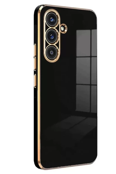 Newface Samsung Galaxy A24 4G Kılıf Volet Silikon - Siyah ürün görseli 1