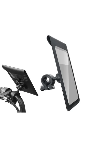 Motosiklet Bisiklet 360° Döndürülebilir Su Geçirmez Telefon Kılıfı Telefon Tutucu 4’’-7.2 İnç ürün görseli 1