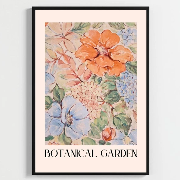 Besay Doğa Temalı Botanical Garden Duvar Posteri-Modern Dekoratif A2 Çerçevesiz ürün görseli 1