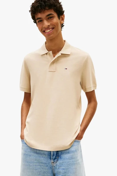 Tommy Hilfiger   TJM REG ESS POLO EXT Erkek Bej T-Shirt - DM0DM22711 ürün görseli 1