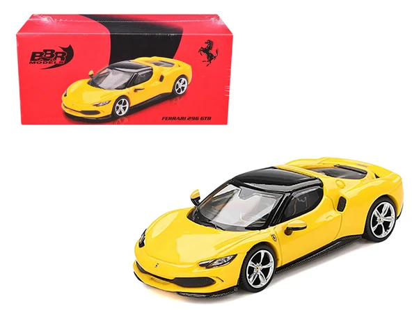 Mini GT 1/64 BBR Ferrari 296 GTB Giallo Modena BBRFER64005 ürün görseli 1