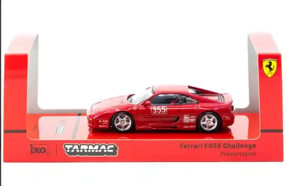 Tarmac Works X iXO Models 1/64 Ferrari F355 Challenge Presentati ürün görseli 1