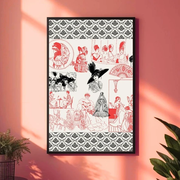 Besay Retro Vintage Duvar Posteri-Klasik Sanat-Estetik Dekoratif A2 Çerçevesiz ürün görseli 1