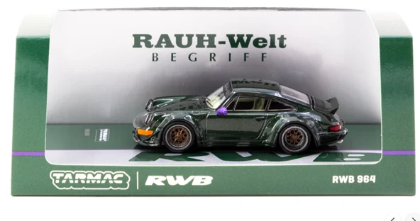 Tarmac Works 1/64 RWB 964 Green Nadir ürün ürün görseli 1