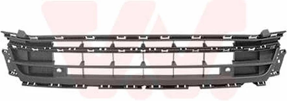 Volkswagen Jetta 6 2014-2018 Ön Tampon Panjuru Siyah Sensör Delikli (Oem No: 5C6853671H9B9) ürün görseli 1