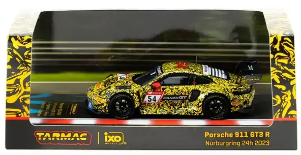 Tarmac Works X iXO Models 1/64 Porsche 911 GT3 R Nürburgring 24h 2023 - HOBBY64 - Ayhancan Güven ürün görseli 1
