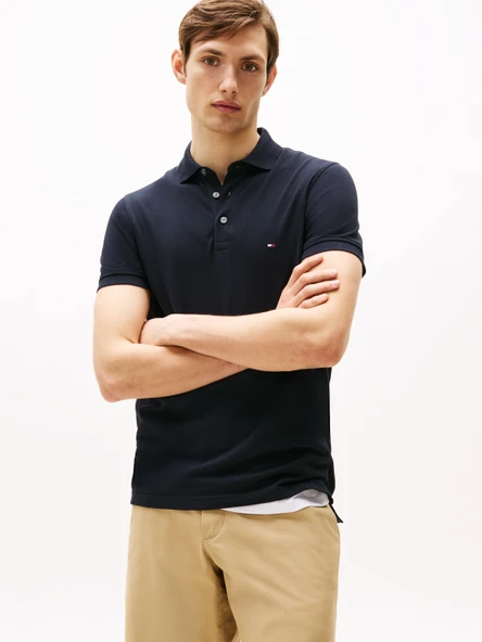 Tommy Hilfiger   CORE 1985 SLIM POLO Erkek Mavi T-Shirt - MW0MW17771 ürün görseli 1