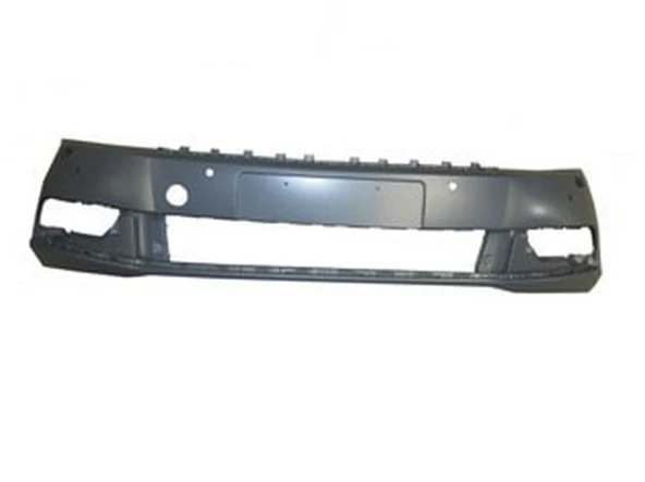 Volkswagen Passat 2011-2014 B7 Ön Tampon Siyah (Sis - Panjur - Sensör - Far Yıkama Delikli Tyg) (Adet) (Oem No:3Aa807217 ürün görseli 1