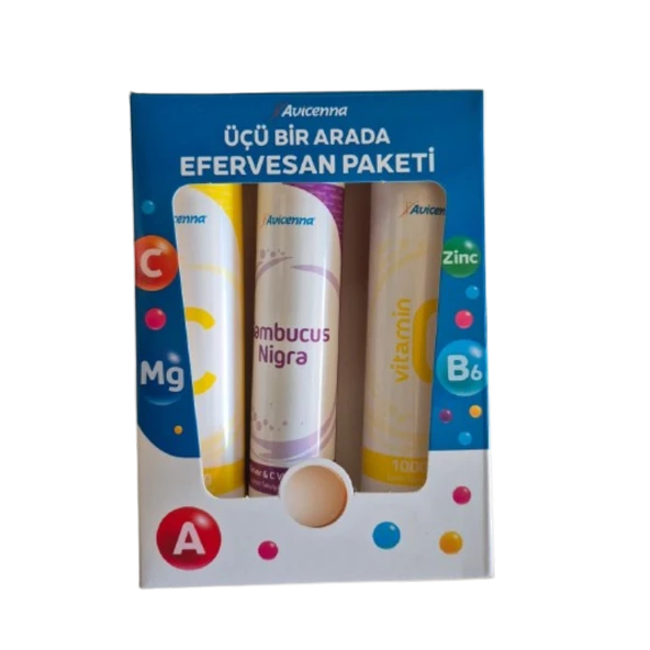 Avicenna Üçü Bir Arada Efervesan Paket ürün görseli 1