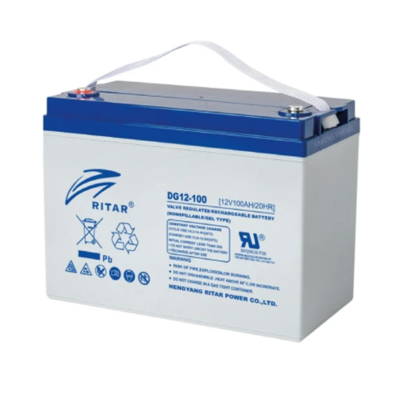 Ritar Jel Akü Dg12-100 (12V100Ah) ürün görseli 1
