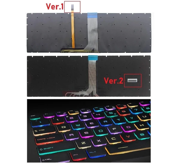 MSI MS-17C1 Klavye V1 Işıklı (RGB) ürün görseli 1