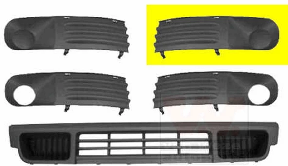 Volkswagen T5 2004-2010 Sis Far Kapağı Sol Sissiz (Oem No:7H0807489C) ürün görseli 1
