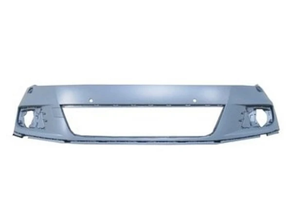 Volkswagen Tiguan 2012-2015 Ön Tampon Gri Astarl(Sis - Panjur - Sensör - Far Yıkama Delikli - Çeki Kapaklı)Tyg (Adet) (O ürün görseli 1