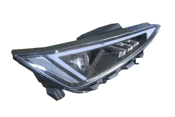 Hyundai Elantra 2019-2020 Far Lambası Sağ Siyah Elektrikli - Ledli (Tw) (Oem No: 598-1003) ürün görseli 1