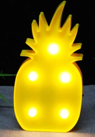 Led Işıklı Ananas Gece Lambası Dekoratif Led Aydınlatma ürün görseli 1