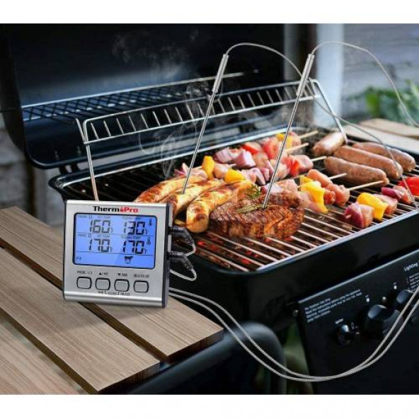ThermoPro Çift Problu Dijital Gıda Termometresi - Resim 4
