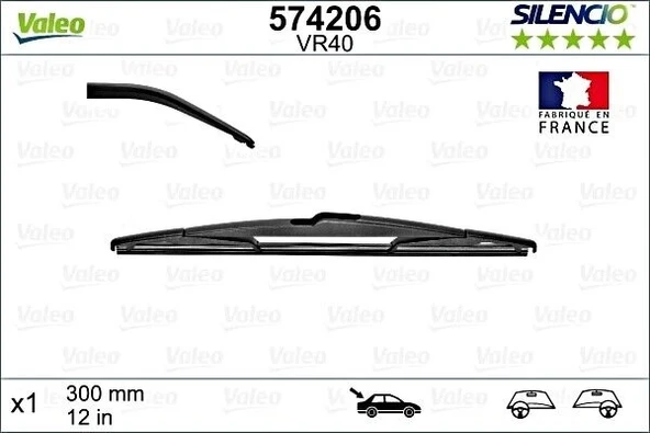 Silecek Süpürgesi Astra J 09-15 / Korando 13Sonrası Arka H311 (300Mm) (Oem No: 13256920) ürün görseli 1