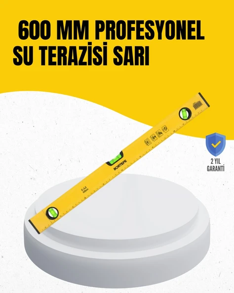 İnşaat ve Ev Kullanımı İçin 600 mm Su Terazisi ürün görseli 1