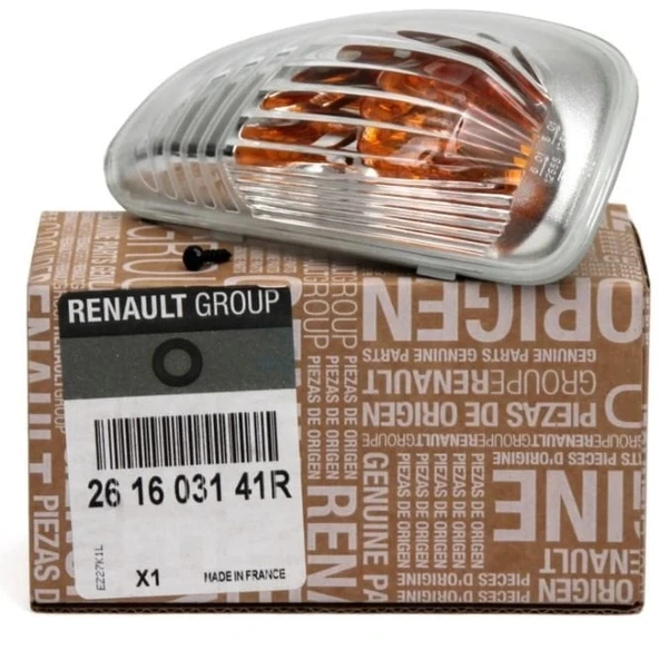 Renault Master 3 Dış Dikiz Ayna Sinyali Sağ Sarı Duylu (Oem No: 261603141R) ürün görseli 1