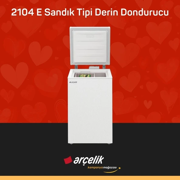 ARÇELİK 2104 E Sandık Tipi Derin Dondurucu - Resim 3